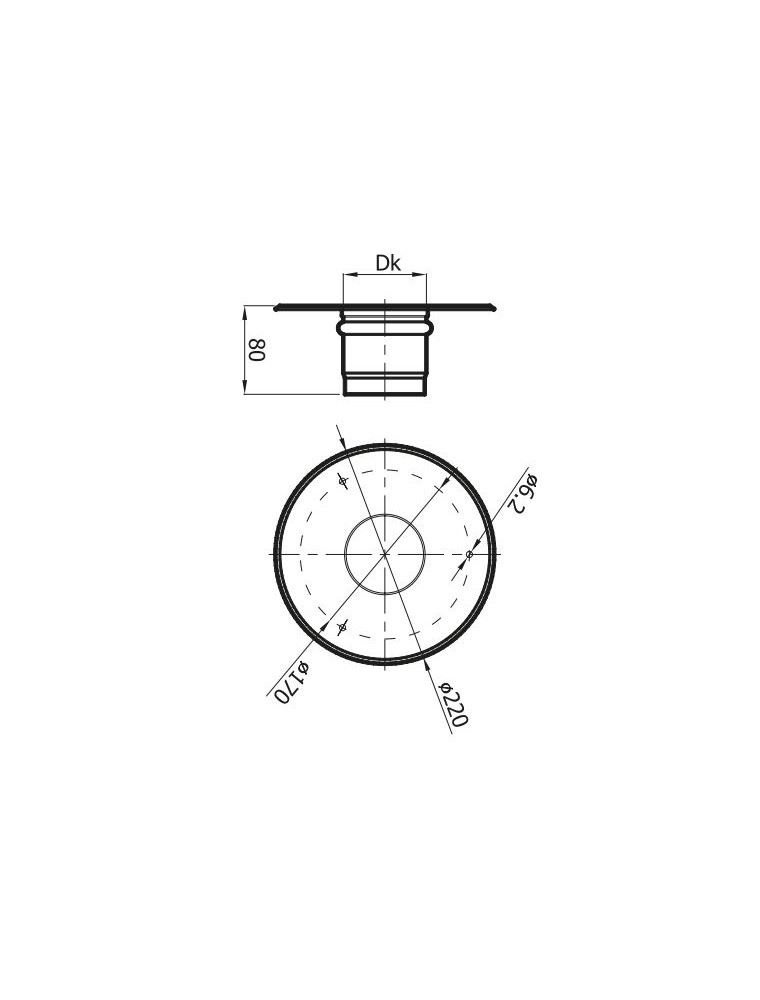 Rozeta ROZ fi 80 mm CZ1,2 Pellet spęczane - sklep online