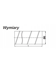 Kanał rura sztywna fi 100 mm SPR-OCY-100-040 spiro