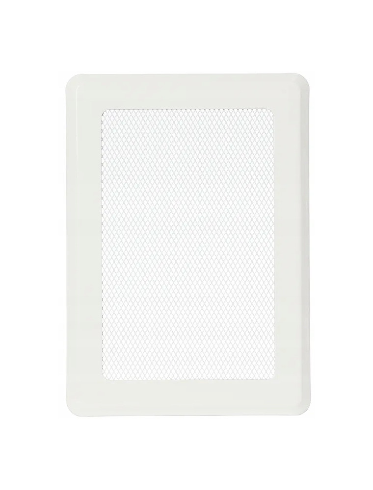 Kratka kominkowa KRL3 215x140 mm Light z ramką biały