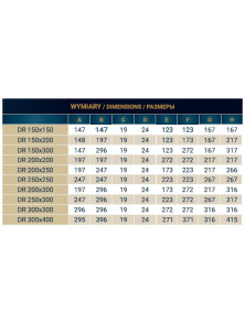 Drzwiczki DR 150x300 rewizyjne Dospel