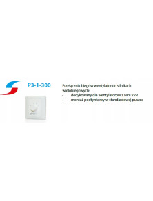 P3-1-300 Przełącznik biegów wentylatora max 5A  (panel A3)