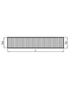 Rura elastyczna REP 80 dł. 1,5 m aluminiowa czarna