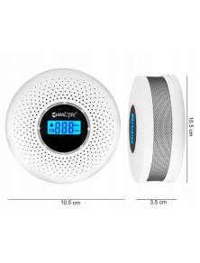 SafeSensor2000 - czujnik czadu, dymu 2w1