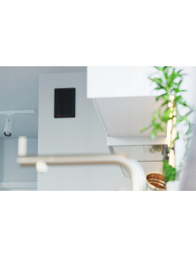 Kratka kominkowa KRVTZ 190x170 mm z żaluzją czarna