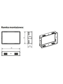 Kratka kominkowa KRVZ 450x240 mm z żaluzją czarna