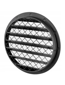 Kratka metalowa USAV fi 250 wyrzutnia/ czerpnia ścienna czarna