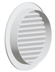 Kratka okrągła fi 150 mm biała plastikowa
