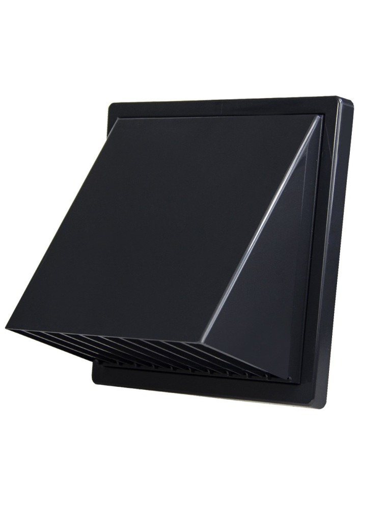 Kratka z daszkiem KRD kołnierz fi 150 grafit czerpnia wyrzutnia