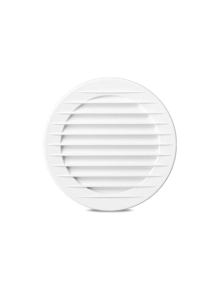 Kratka okrągła fi 100 mm biała plastikowa