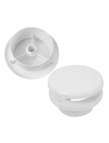 Anemostat AA fi 125 mm nawiewny wywiewny zawór sufitowy biały