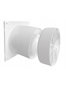 Wentylator VERONI Glass 100 S biały z przepustnicą