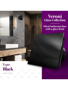 Wentylator VERONI Glass 100 Standard czarny