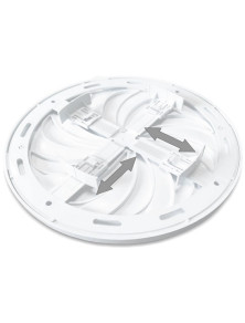 Kratka okrągła regulowana biała fi 80 - 160 mm