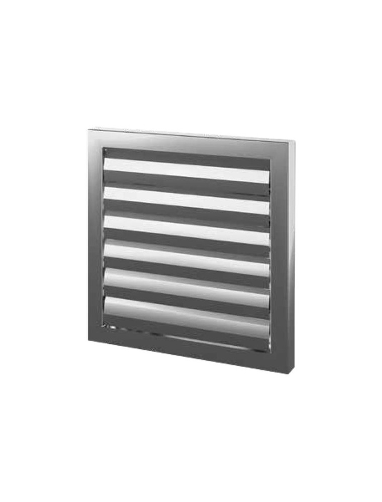 Kratka aluminiowa z żaluzją RKŻ 200 wyrzutnia wym. zewn. 300x300mm