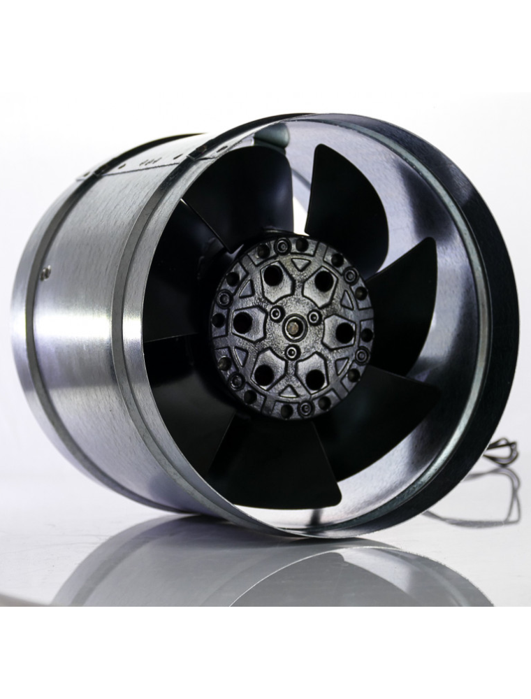 Wentylator kanałowy VBO fi 100 mm wysokotemperaturowy do 70ºC kominkowy