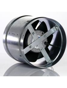 Wentylator kanałowy VBO fi 100 mm wysokotemperaturowy do 70ºC kominkowy