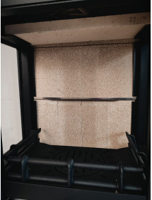 Kominek 8 kW piec trzyszybowy na drewno TRION koza na nodze