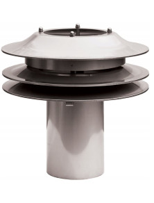 SmartFlow fi 180 mm filtr dymowo - spalinowy, stabilizator ciągu kominowego UE, czyste powietrze