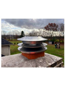 SMARTFLOW Regulator ciągu FILTR na komin 140 x 270 Czyste powietrze UE