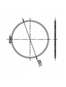 Opaska do kolan KNSR fi 180 mm CZ2 DARCO