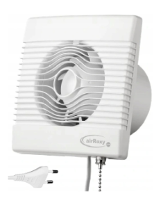 01-022 Wentylator fi 150 mm sznurek łańcuszek + wtyczka  /WP/