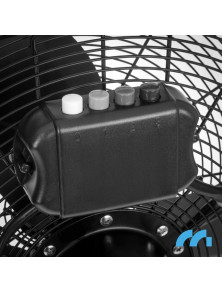 Wentylator podłogowy CYRKULATOR metalowy 150Wt CZARNY