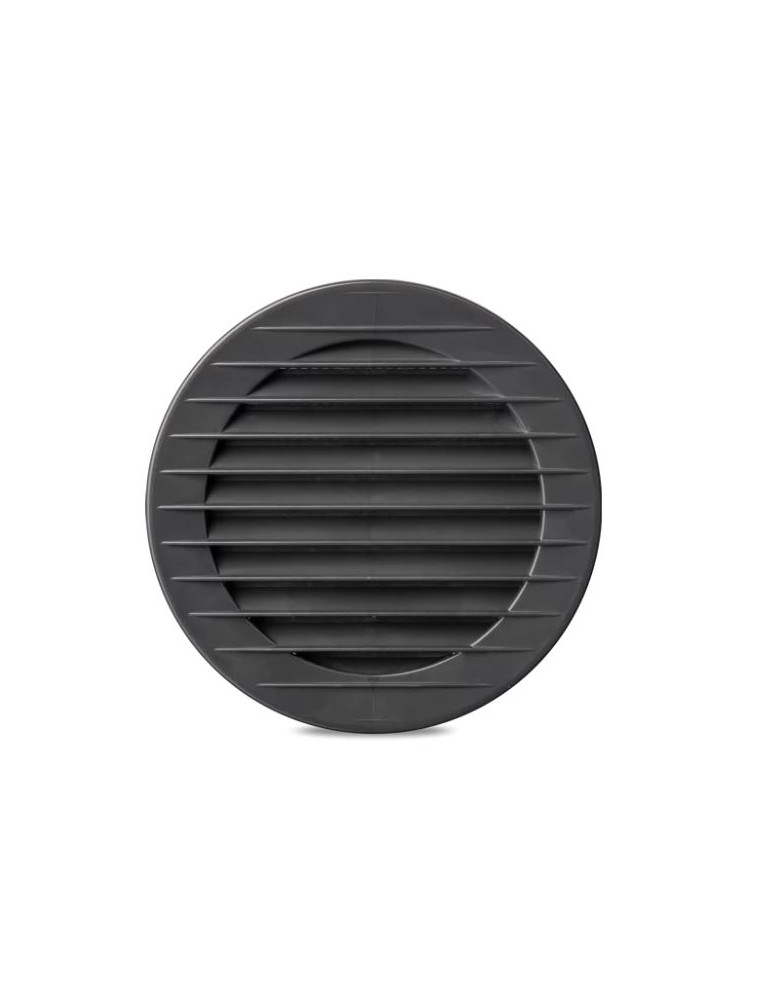 Kratka okrągła fi 125 mm grafitowa plastikowa
