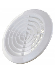Kratka sufitowa KOS fi 150 mm biała okrągła