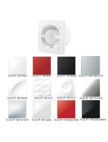 KLIQ125BASEWC Wentylator cichy 125 KLIQ BASE biały /WC/ Timer Vents