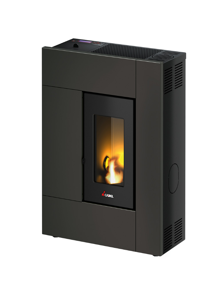 Piec kominek na pellet SPIRIT 5,2 kW antracyt / grafit  CADEL