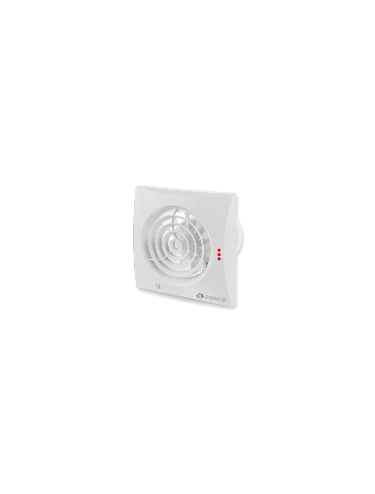 D125QH Wentylator fi 125 mm TIMER + HIGROSTAT /WCH/ cichy, biały, zawór zwrotny, łożyska kulowe VENTS