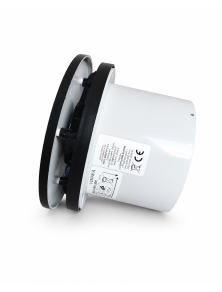 D100AUROWCLBLK Wentylator AURO fi 100 mm WC TIMER czarny mat okrągły Vents